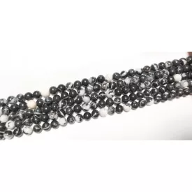 Zebra Jáspis Ásványgyöngy Gyöngyfüzér 8mm