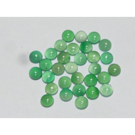 Zöld Achát Kaboson 10mm