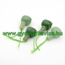 Zöld Aventurin Guru Gyöngy 22x11mm