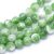 Zöld Fehér Jade Ásványgyöngy 8mm