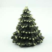 Zöld Fenyőfa Karácsonyfa Gyertya 12x12cm