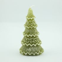 Zöld Fenyőfa Karácsonyfa Gyertya 15,5x8x5cm