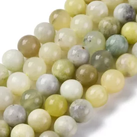 Zöld Jade (5) Ásványgyöngy Gyöngyfüzér 10mm