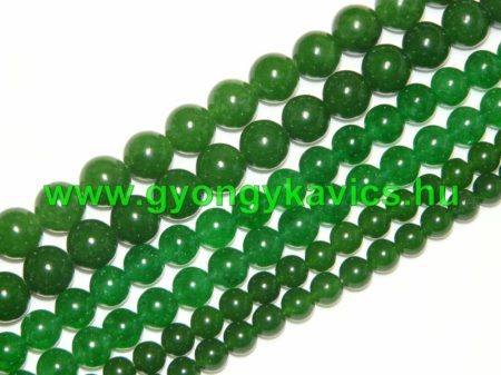 Zöld Jade Ásványgyöngy 10mm
