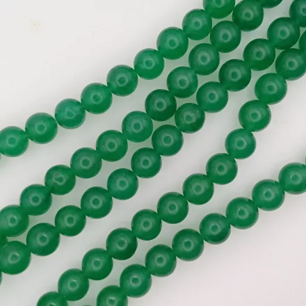 Zöld Jade Ásványgyöngy 4mm