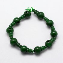 Zöld Jade (2) Guru Gyöngy 16,5x10mm