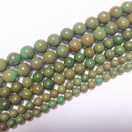 Zöld Jáspis Ásványgyöngy 10mm