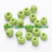 Zöld (5) Kásagyöngy 4mm 6/0 10gr