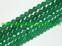 Zöld Ónix Achát Ásványgyöngy 10mm