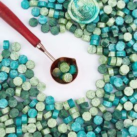 Zöld Színű (26) Vegyes Pecsétviasz 20db