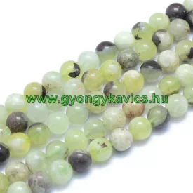 Zöld Színes Jade (2) Ásványgyöngy 8mm