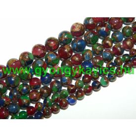 Zománckő Ásványgyöngy Gyöngyfüzér 10mm